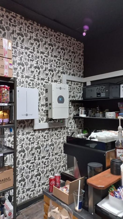 Inverter and battery storage install