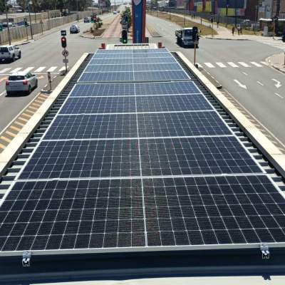Solar PV array installation